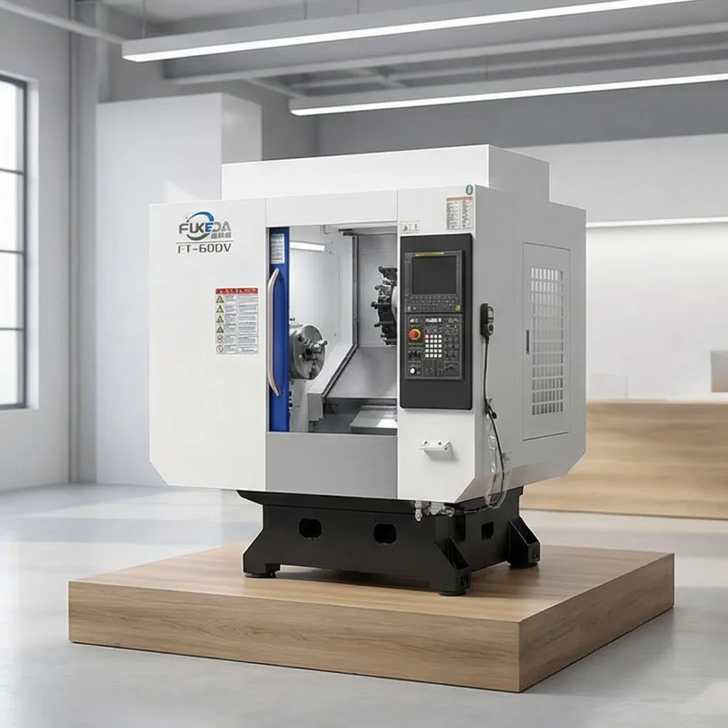 Machine de forage et de taraudage de haute précision FT-600V, broche BT30, magasin à 16 outils, changeur d'outils automatique, spéciale pour le traitement des métaux