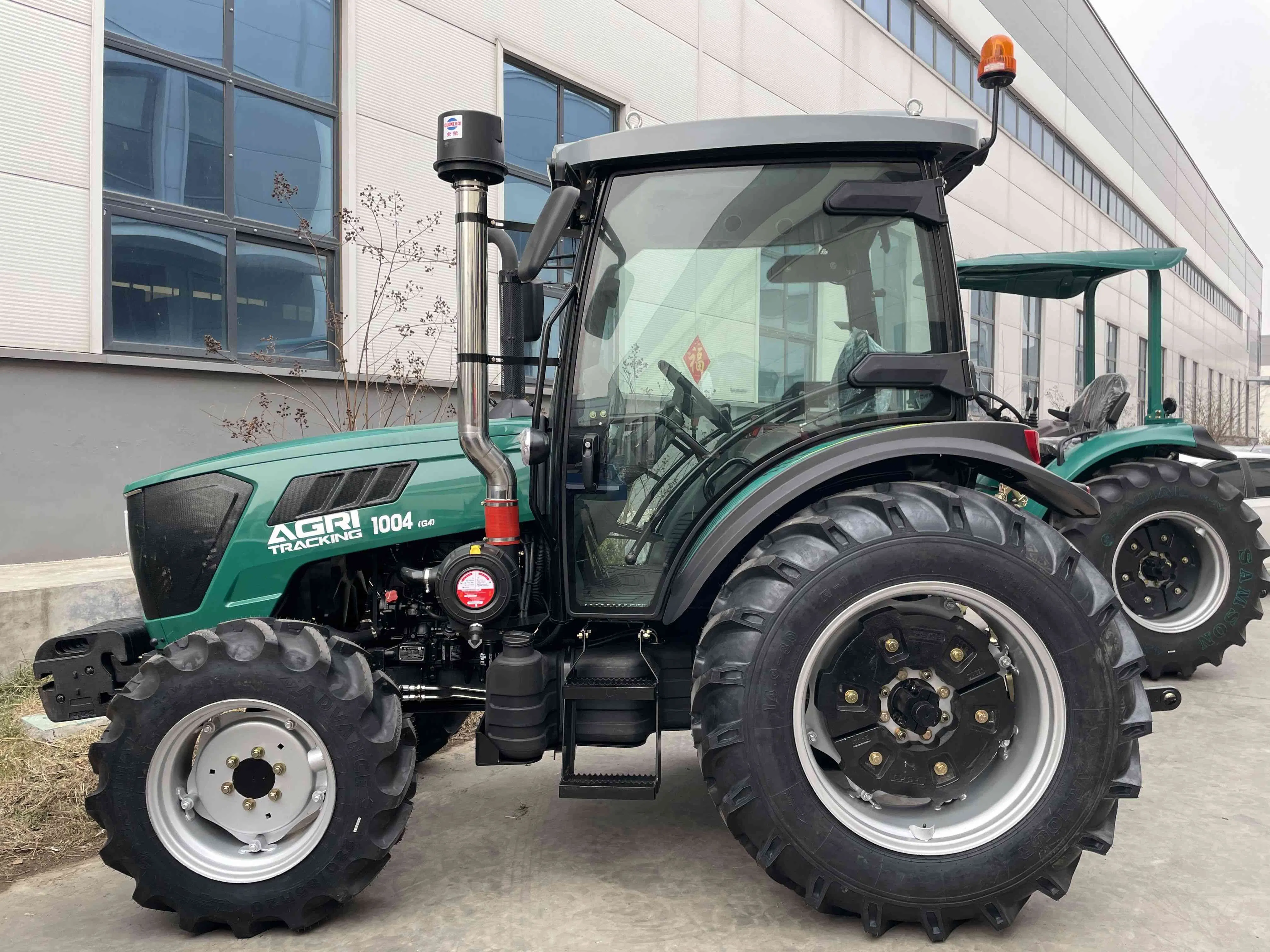 Tracteur agricole compact Weichai Foton Lovol 70CV 4RM avec chargeur frontal et pelle rétro