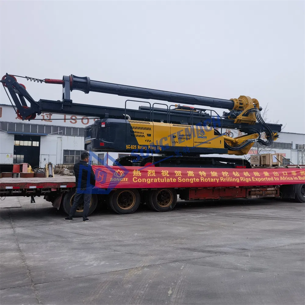 SR-815 15m Depth 500-1500mm Hole Diameter Small Rotary Drilling Rig