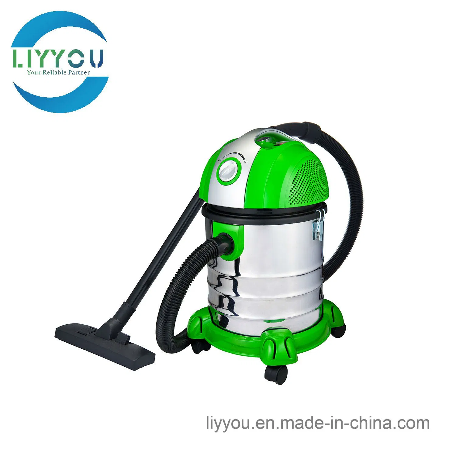 Aspirateur eau et poussière en acier inoxydable