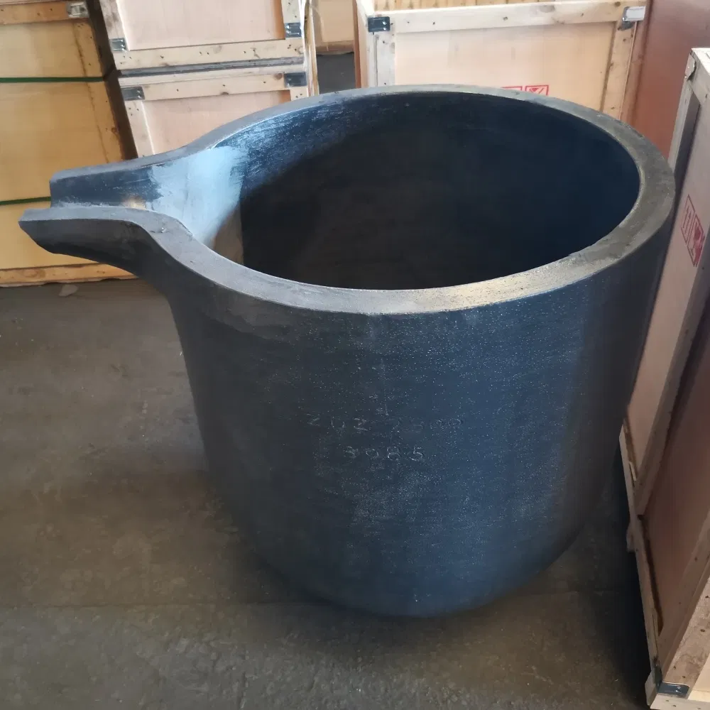 High Temperature Resistant Graphite Silicon Carbide Crucible for Melting Aluminum