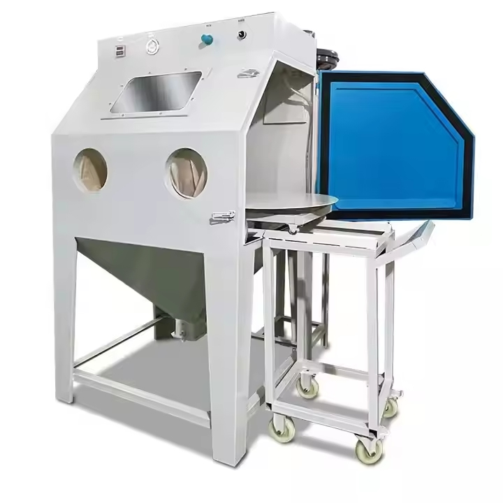 Máquina de chorro de arena manual para limpieza de superficies metálicas, eliminación de óxido, equipo de chorro de arena ecológico, máquina de chorro de arena de bajo consumo