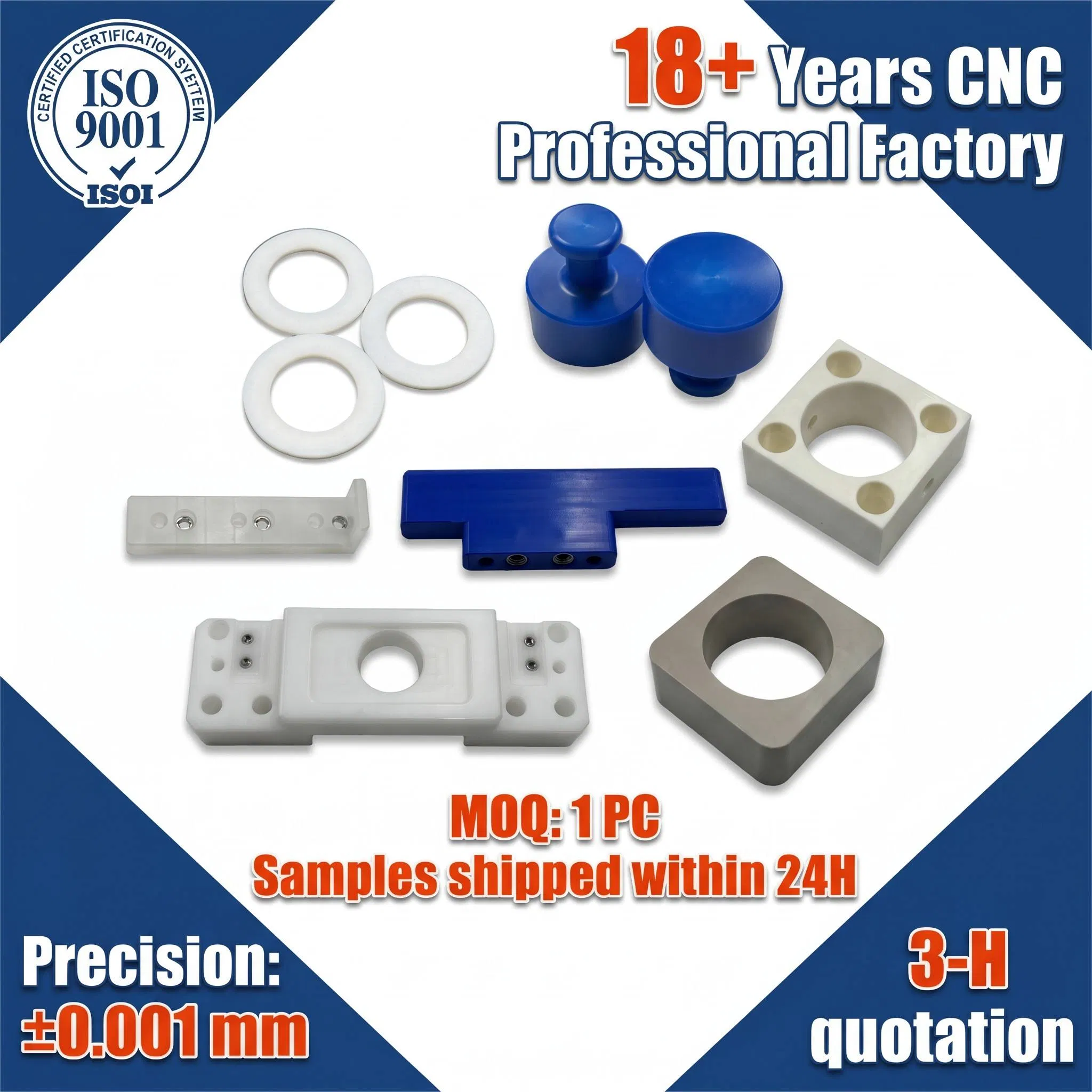 Custom CNC Machining Precision Plastic Parts Copper Titanium Stainless Steel Aluminium Turning Milling Service