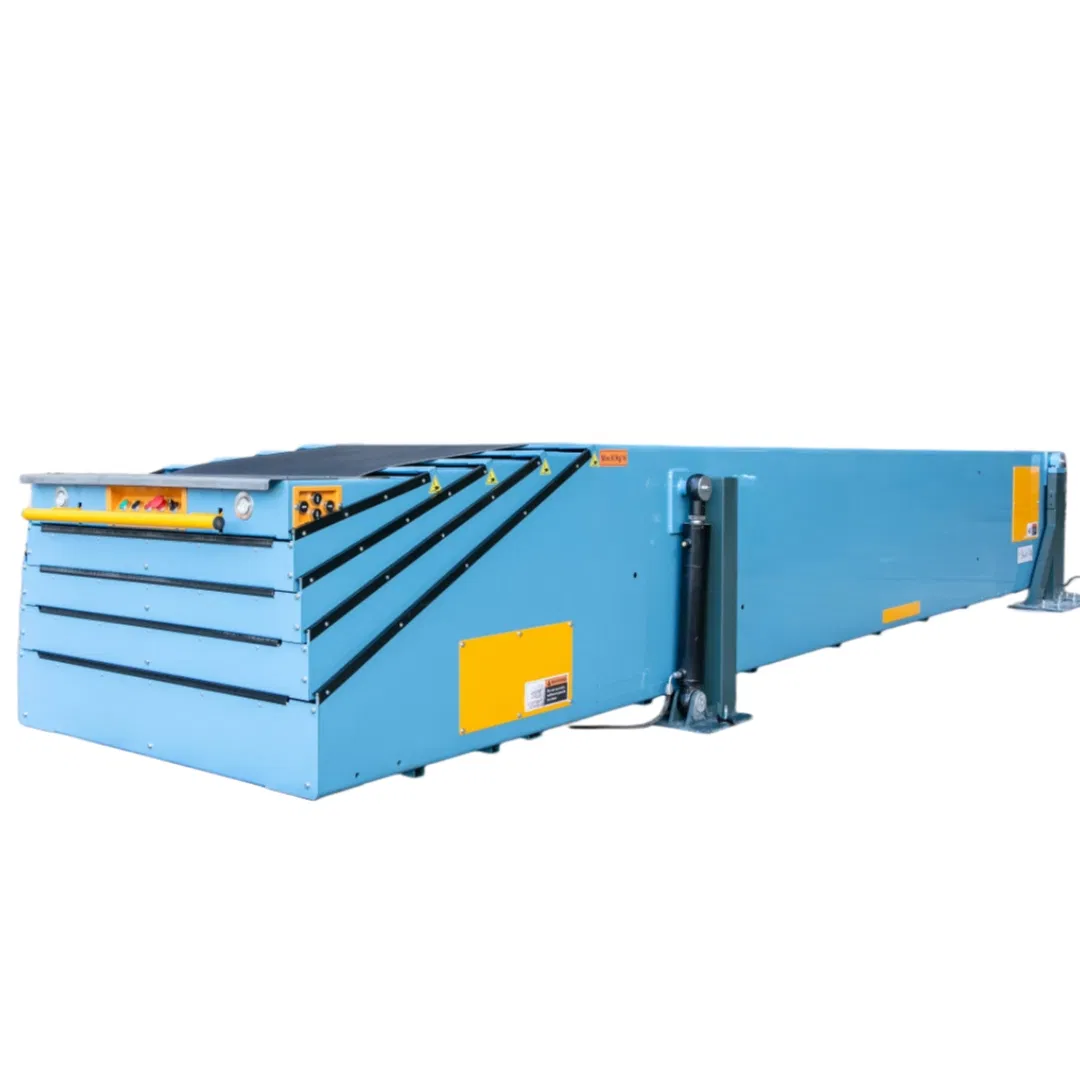 PVC/Steel Belt Conveyor System for Bags and Grain Transport