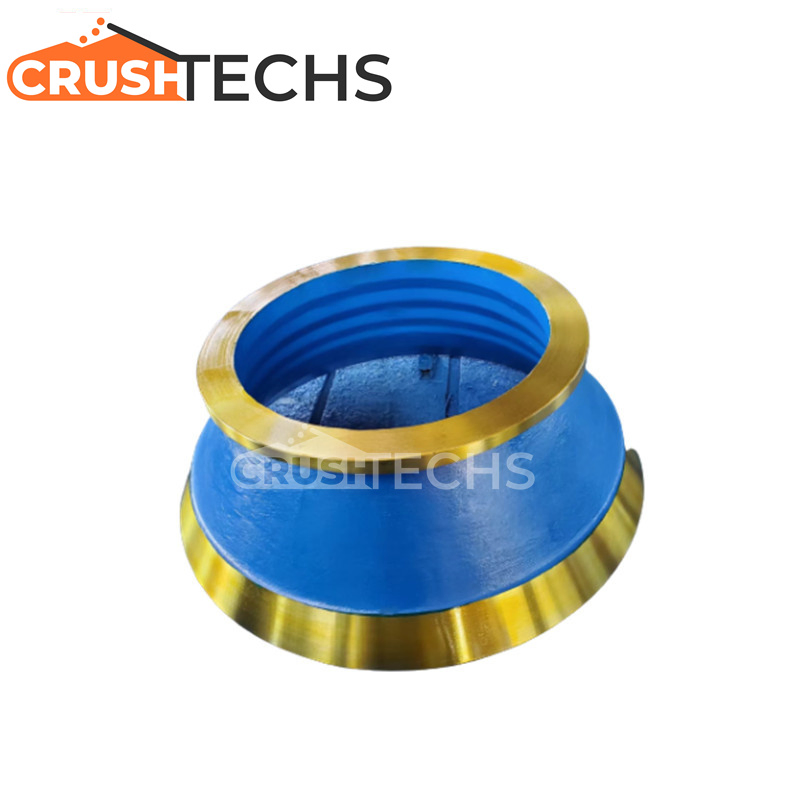 Pièces de concasseur de pierres Manteau Concave Revêtement de cuve pour concasseur à cône HP200