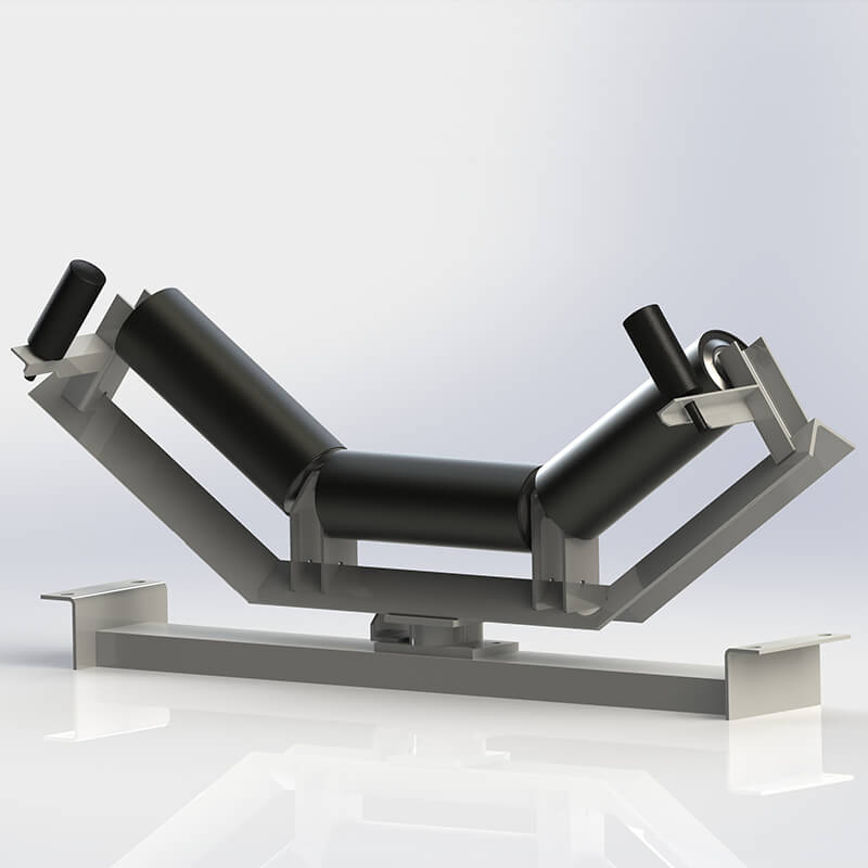 Steel Conveyor Idler / Carrying Idler