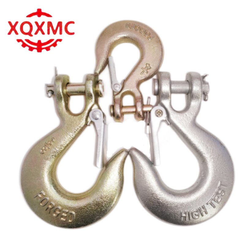 Drop Forged Carbon Steel Eye Clevis Slip Hook H331 with Latch