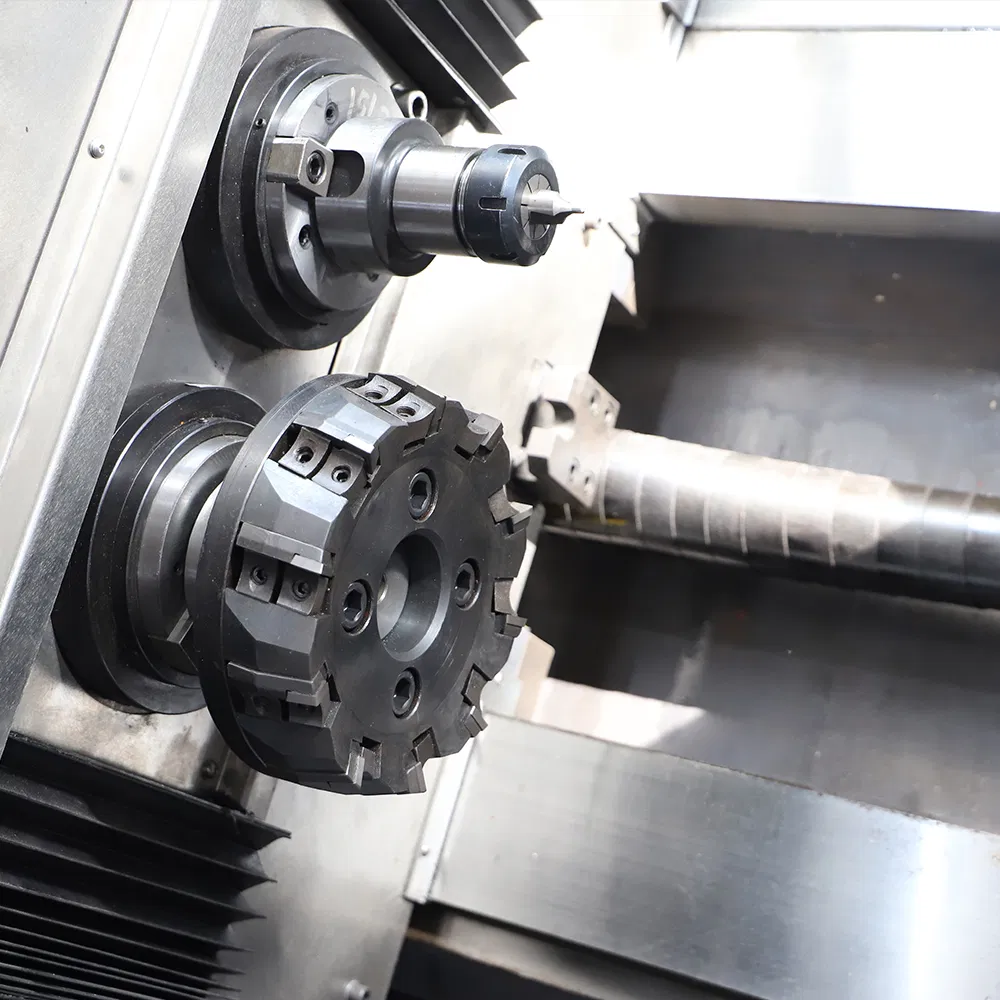 Doppelseitige Bohr- und Fräs-Gewindeschneidspindel-Endfräsmaschine ISO9001