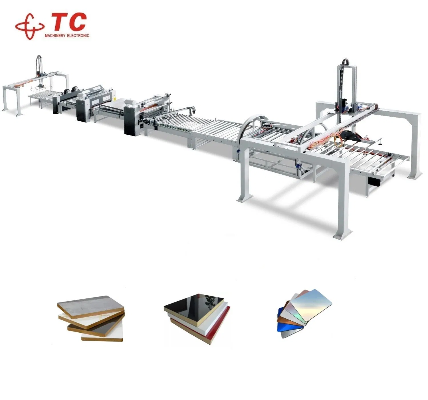 Fully Automatic PUR Hot Melt Glue Flat Panel Laminating Machine