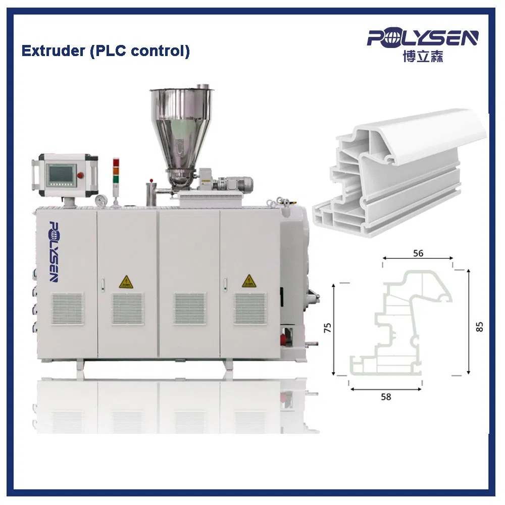 Plastic PVC Window Profile Extruder Extrusion Production Machine Line