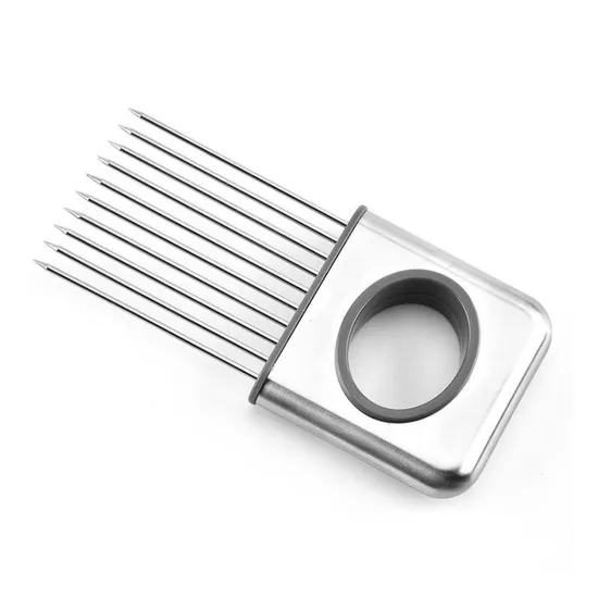 10 pics en acier inoxydable aide à la découpe alimentaire support coupe outils fixes