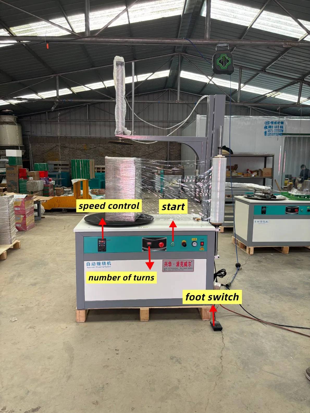 Zenith Advanced Automatic Small Cardboard Box Stretch Wrapper and Tape Bundler Zd1000-T