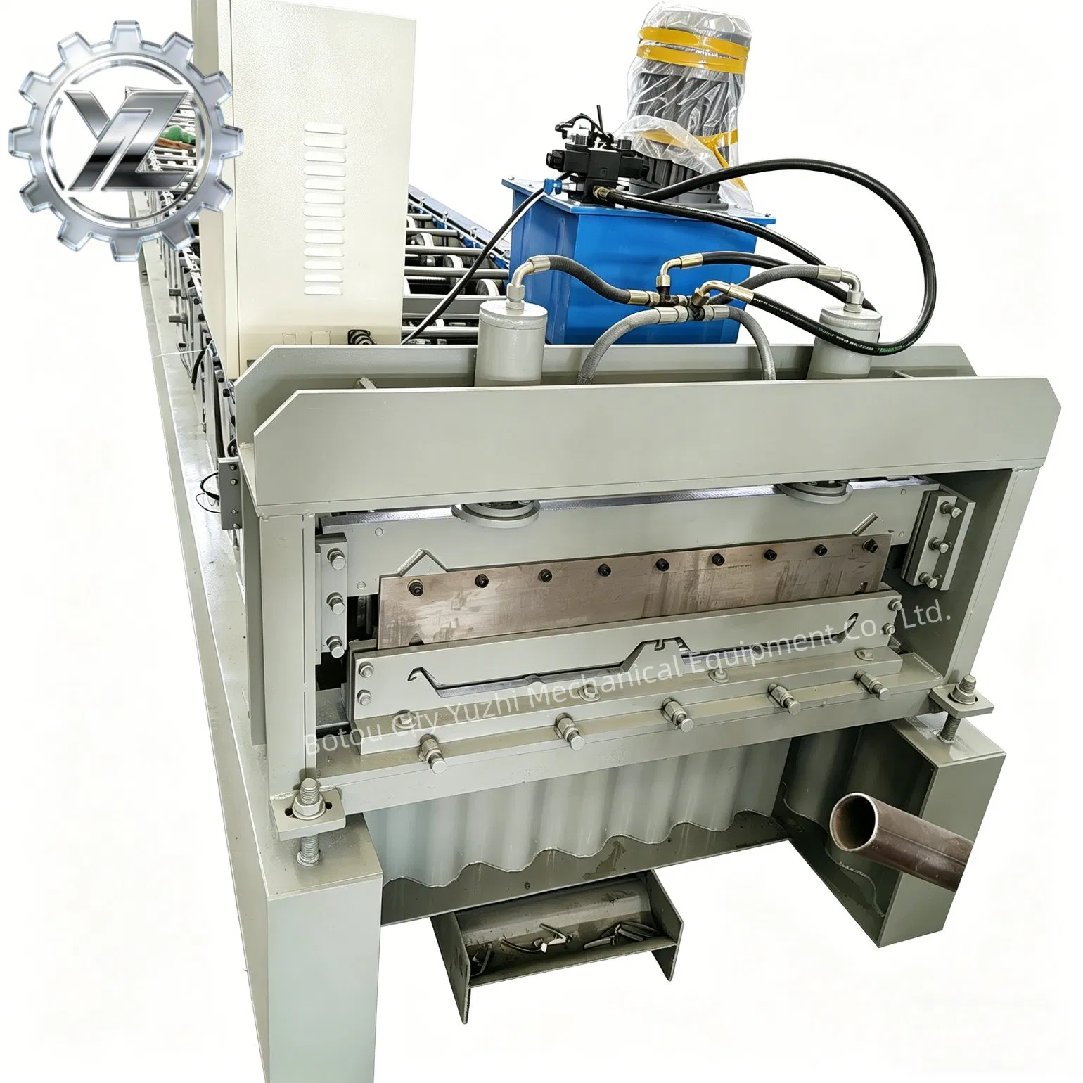 Máquina perfiladora de paneles de techo metálico de costura alzada de 800