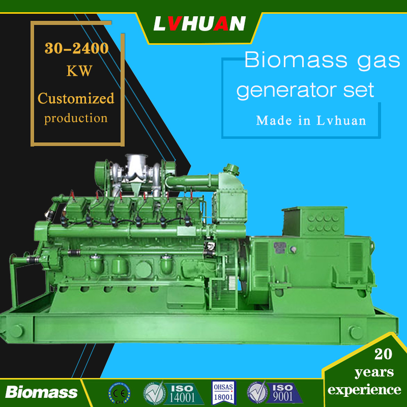 CE ISO Approved 10kW-700kW Biomass Gasifier Power Plant Electric Generator