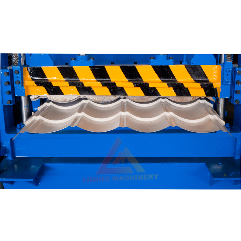 Máquina para fabricar tejas de techo de acero frío coloreado con control PLC y terrazo, máquina para tejas de techo vidriadas, equipo de conformado por rodillos para láminas de techo con tejas escalonadas