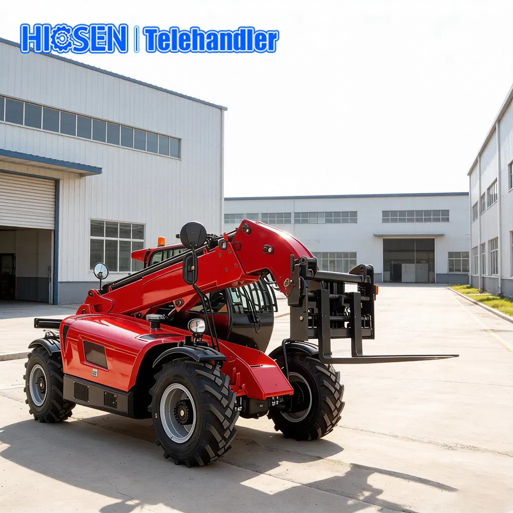 Cargador telescópico multifuncional para construcción