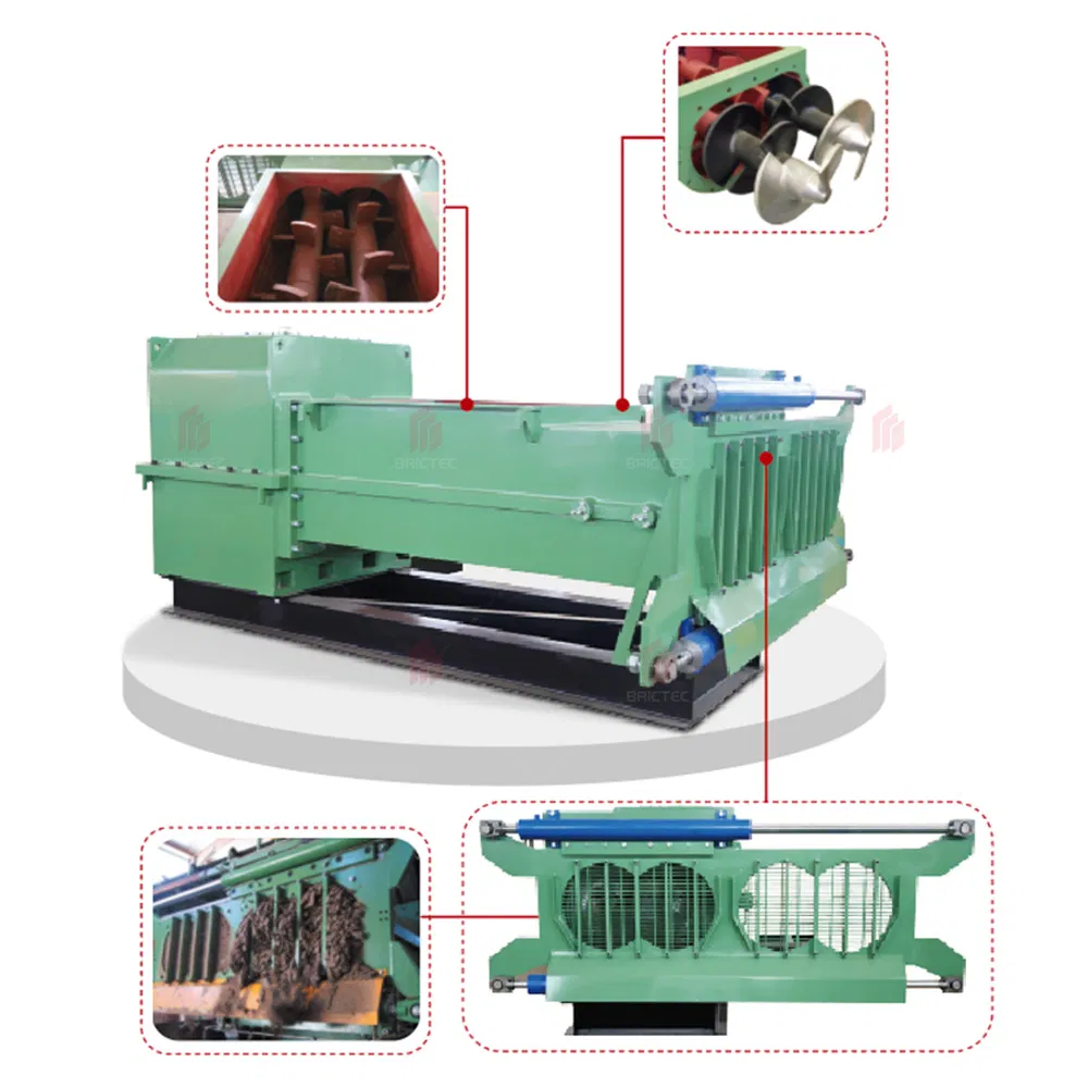 Tonmischmaschine Pugmill-Maschine Mischer Mischen Blender Mischen Rührwerk