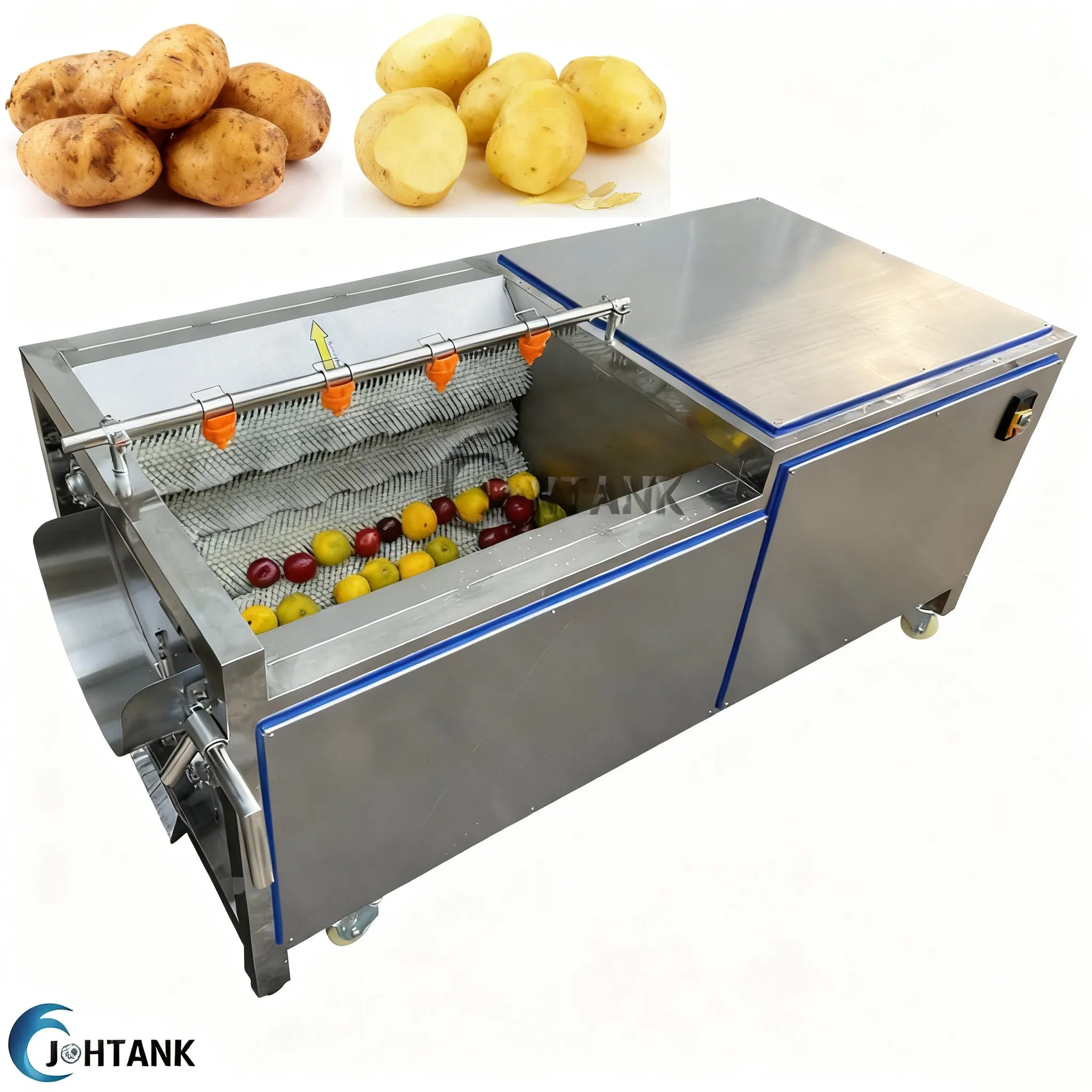 Ingwer-Schälmaschine Kochbananen-Schälmaschine Maniok-Schälmaschine für Kleinbetriebe
