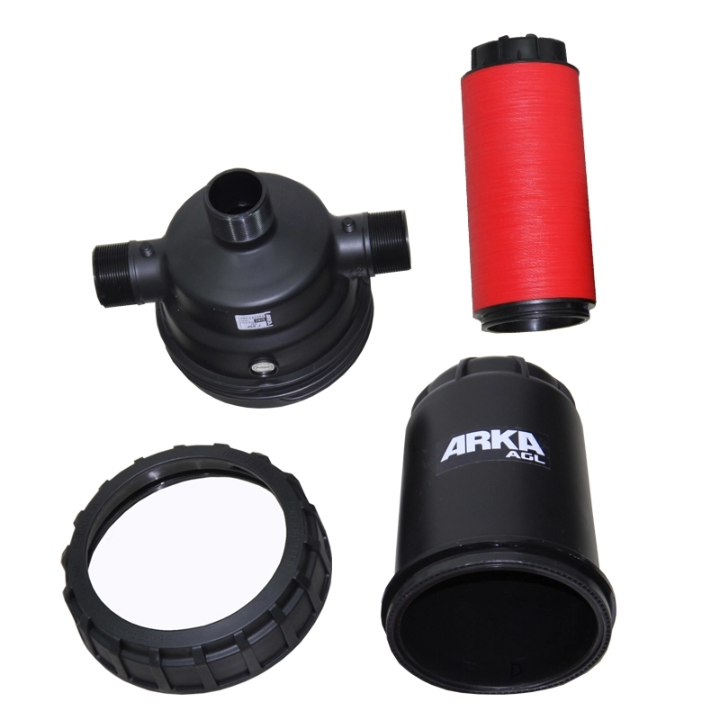 Filtro per irrigazione in plastica a disco AGL ad alto flusso tipo T da 2"