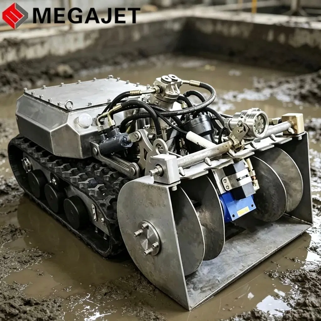 Industrial High Pressure Hydraulic Mud Suction Dredging Robot for Underwater Dredging & Remediation