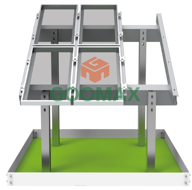 Goomax Easy Install Zn-Al-Mg Coated Steel Ground Mounting System
