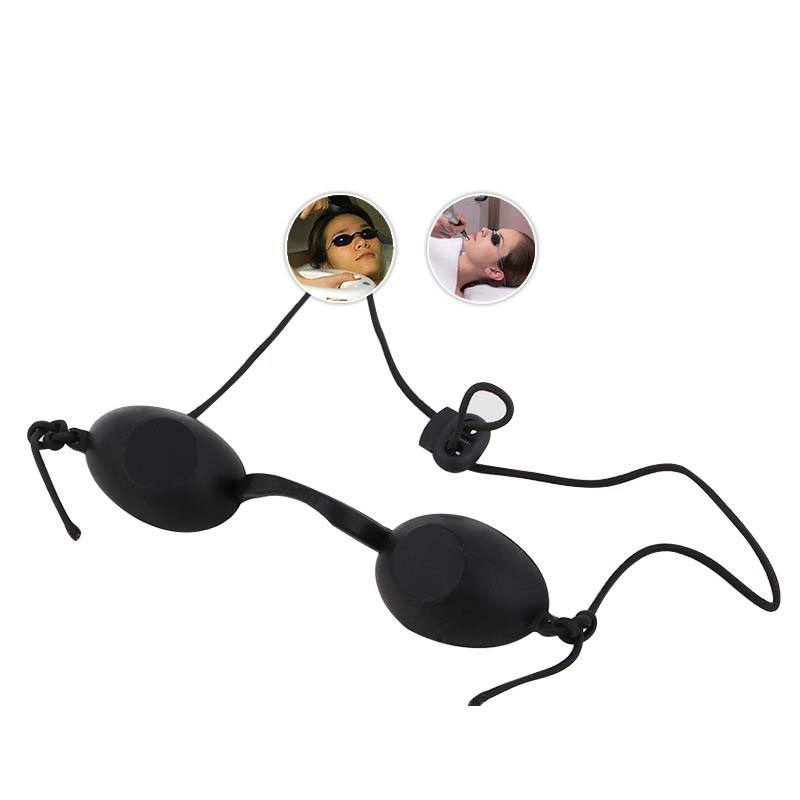 Adjustable Silicone Eye Protection Shield Soft Laser Safety Eyepatch for Sunbathing Comfortable Black Eye Cover