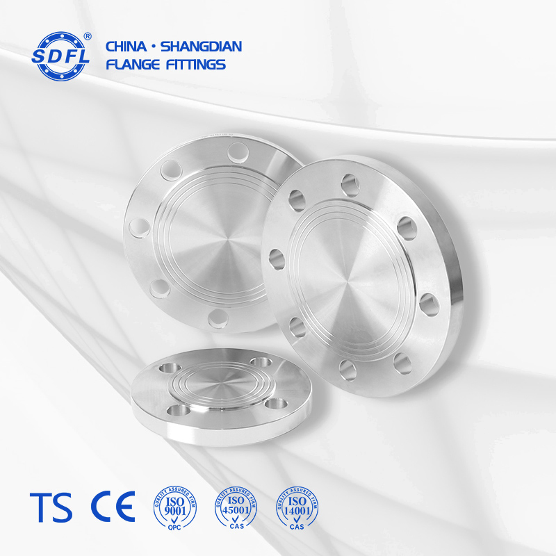 JIS B2220 Stainless Steel / Copper Forging Duct Welding Blind Flange Pipe Fittings Manufacturer