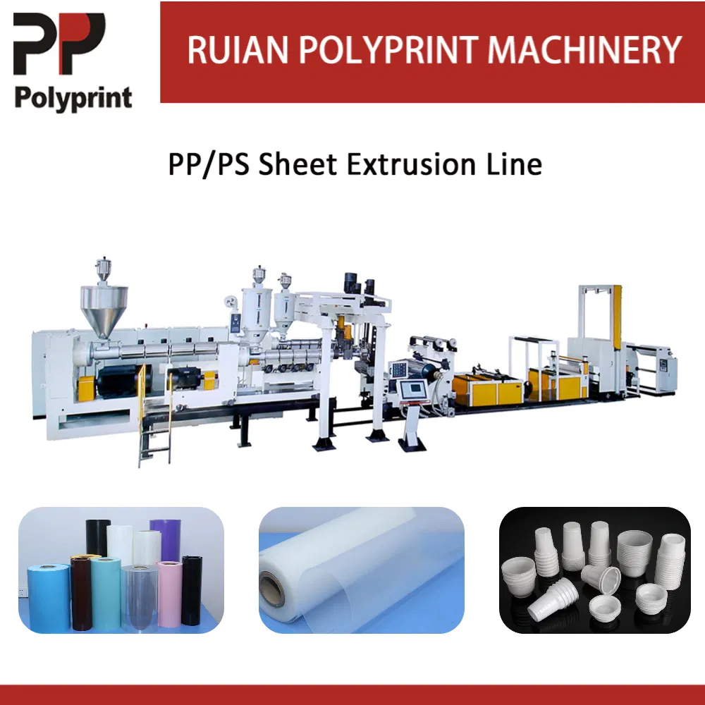 Plastic Sheet Extruder for PP, PS Material