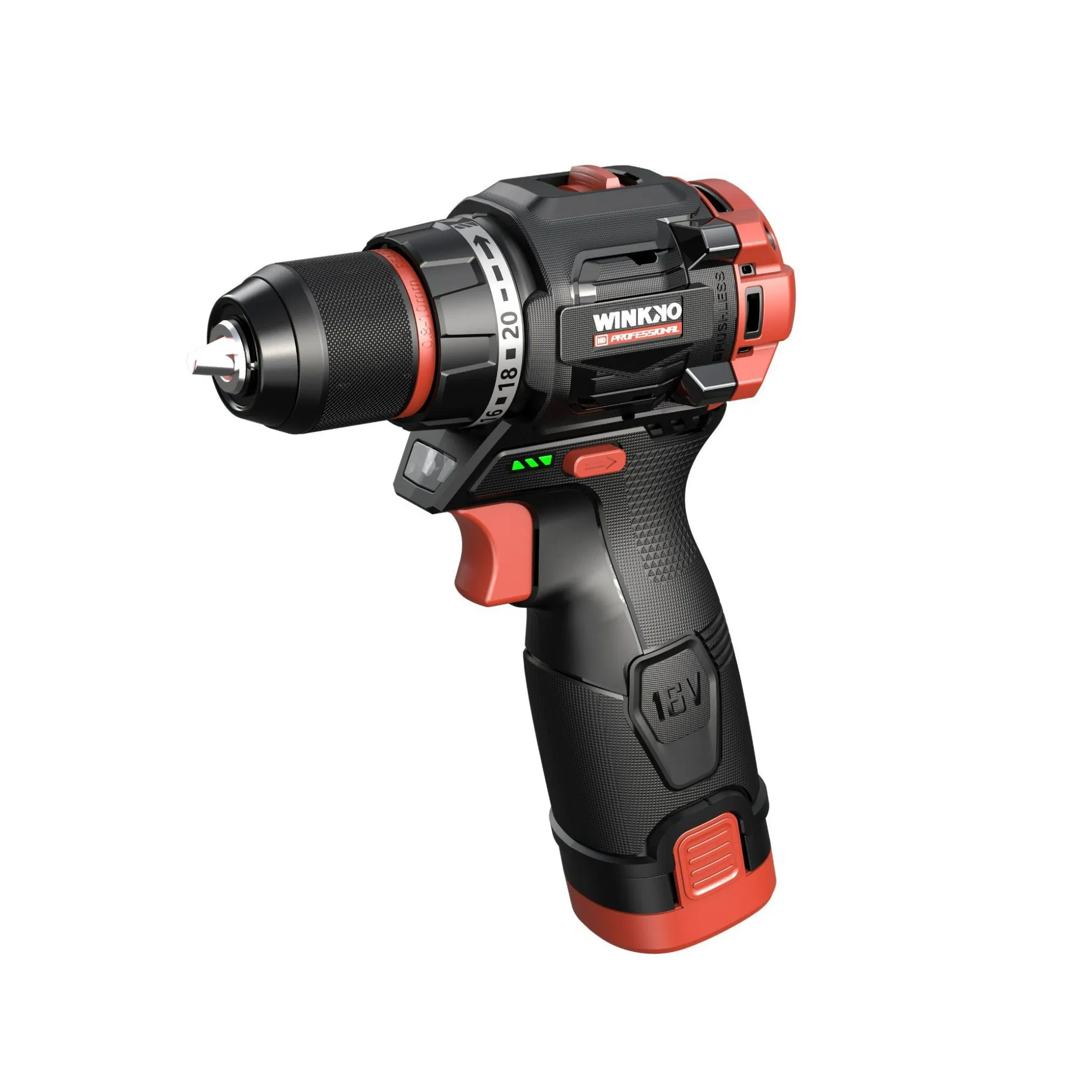 Cordless Rechargeable14V 16V Cordless Brushless Battery Lithium Accumulator Drill Li-ion Drilling Screwdriver