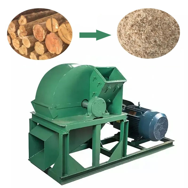 Industrial Wood Chipper Sawdust Shredder Machine with CE