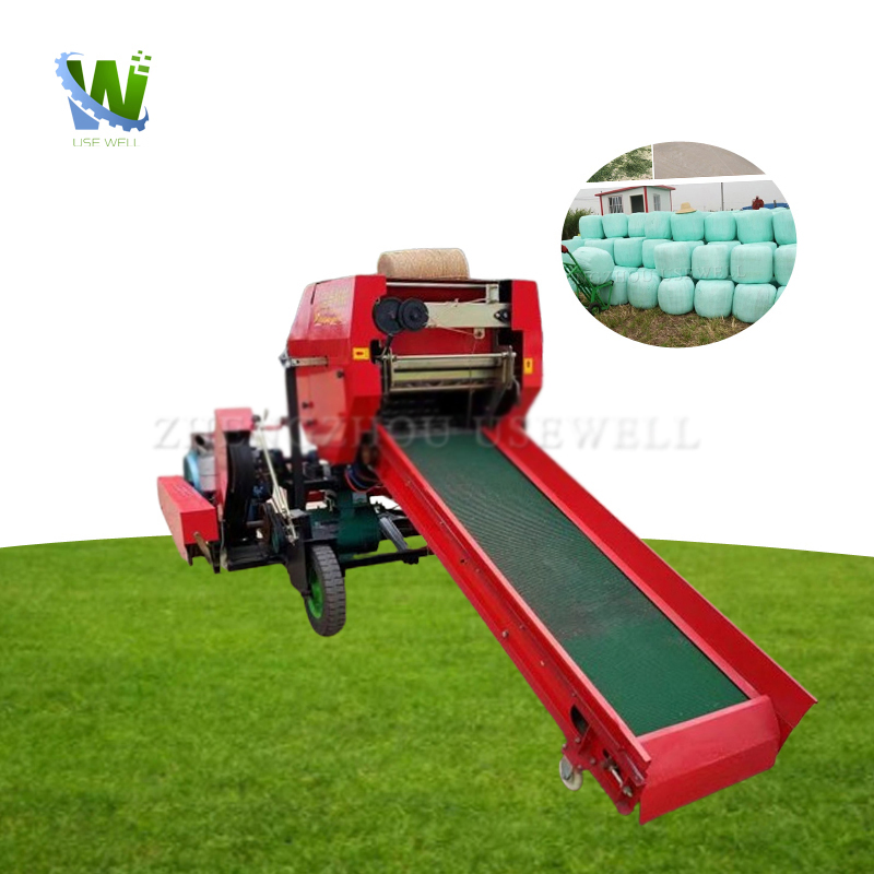 Best Quality Mini Hay Pine Straw Grass Roll Baler