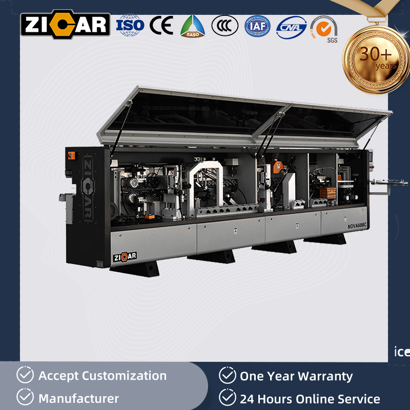 ZICAR Automatic Edge Banding Machine NOVA60MC with Pre Milling and Corner Rounding