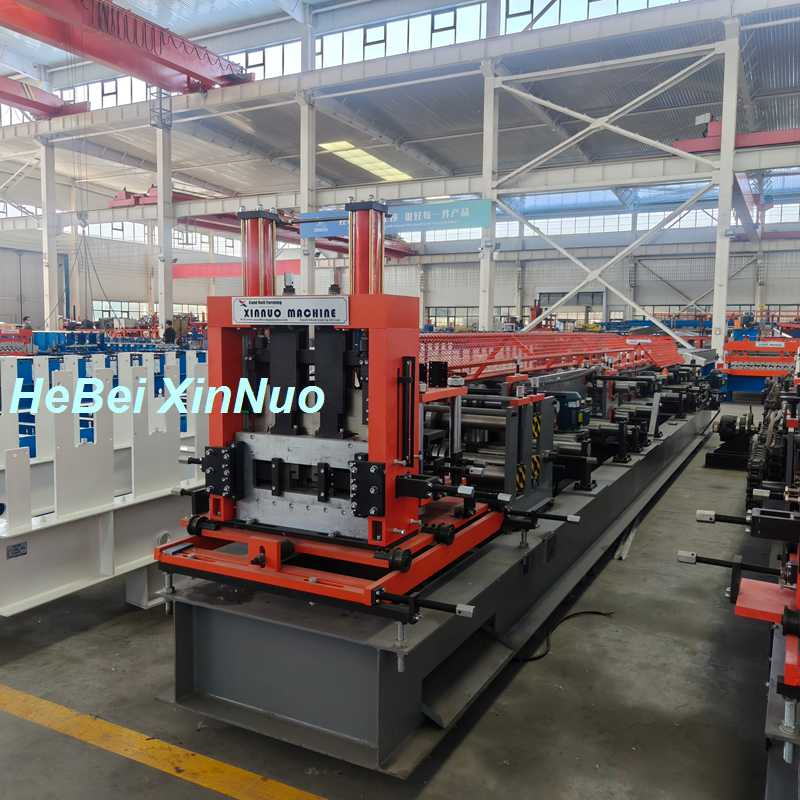 High Speed PLC Control C Purlin Cold Roll Forming Machine