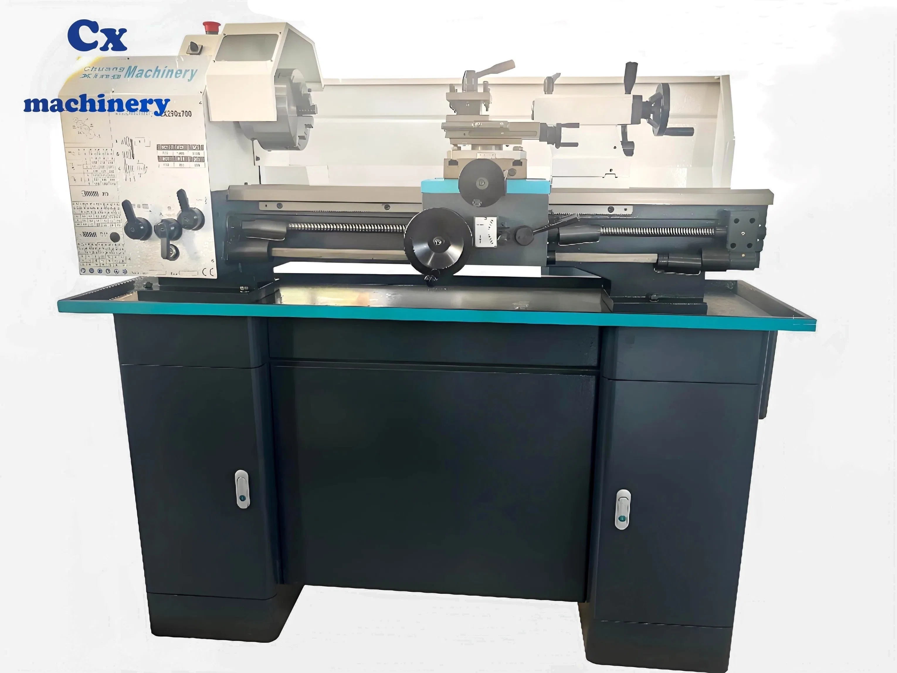 Tour à métaux conventionnel manuel mini de précision FC290 pour la fabrication de modèles réduits et l'entretien de loisir