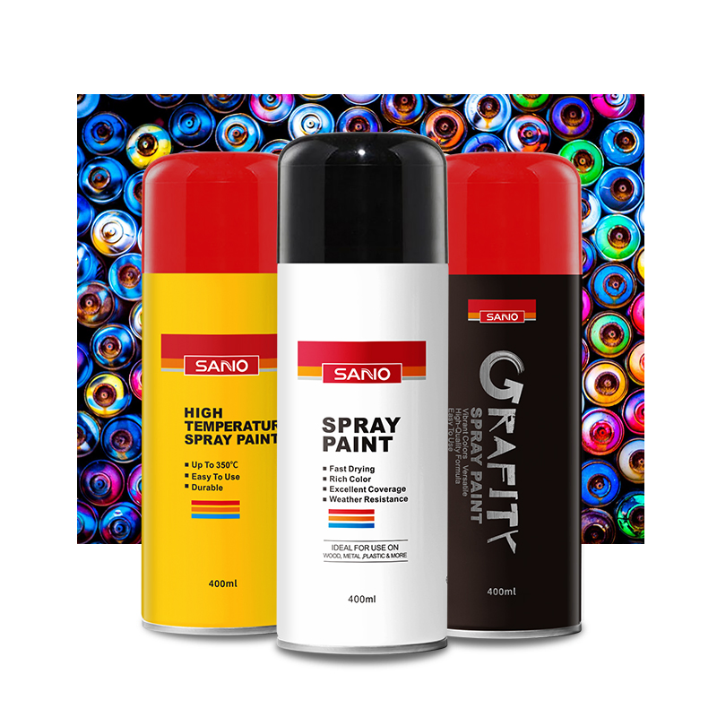 Sanvo Spray Paint Graffiti High Gloss Multi-Purpose Acrylic Spray Paints