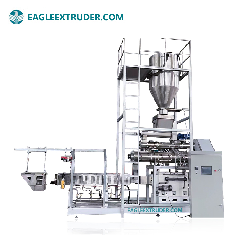 Automatic Fish Feed Making Machine Aquatic Food Production Line Floating Fish Feed Manufacturing Machinery