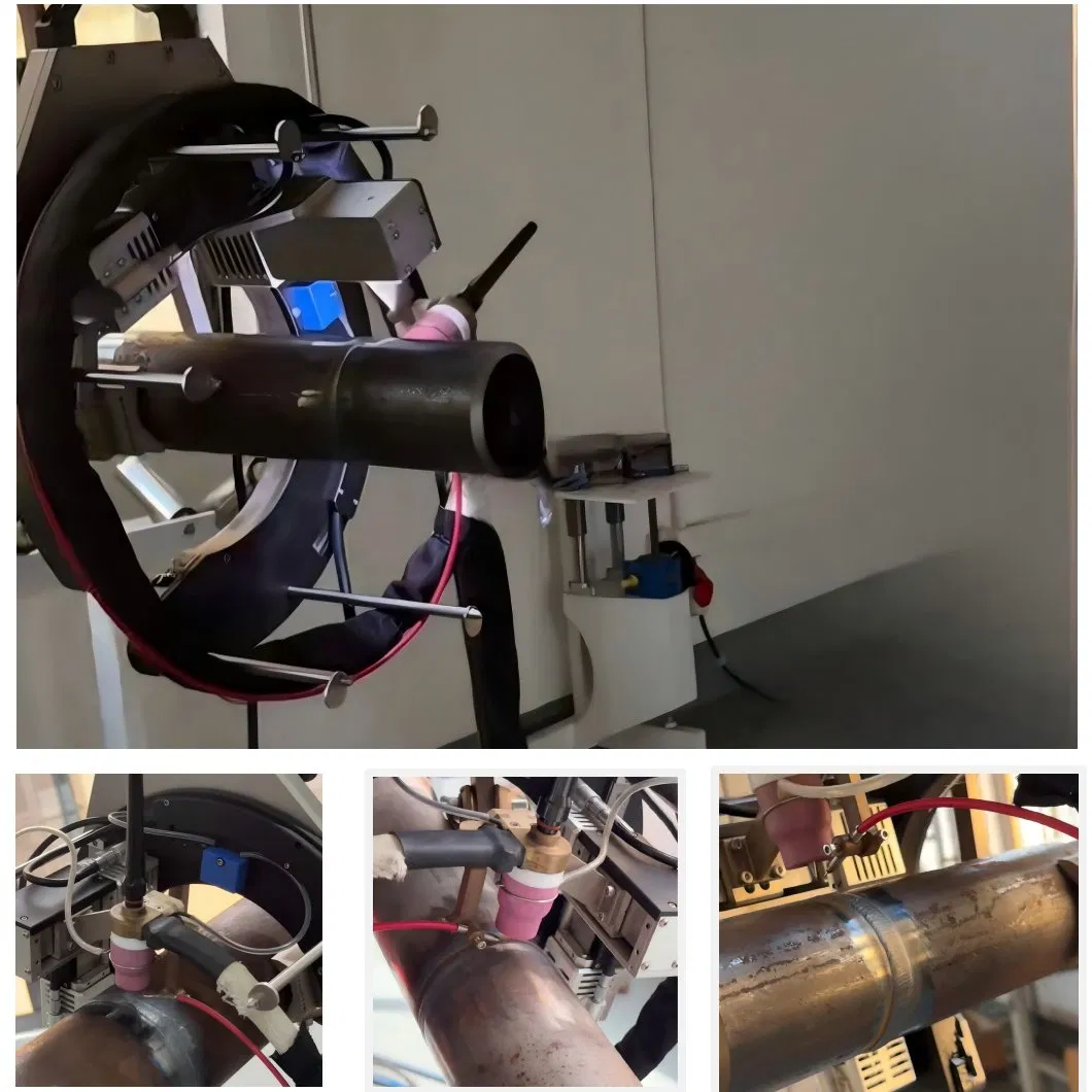 Machine de soudage automatisée de pipelines en acier inoxydable