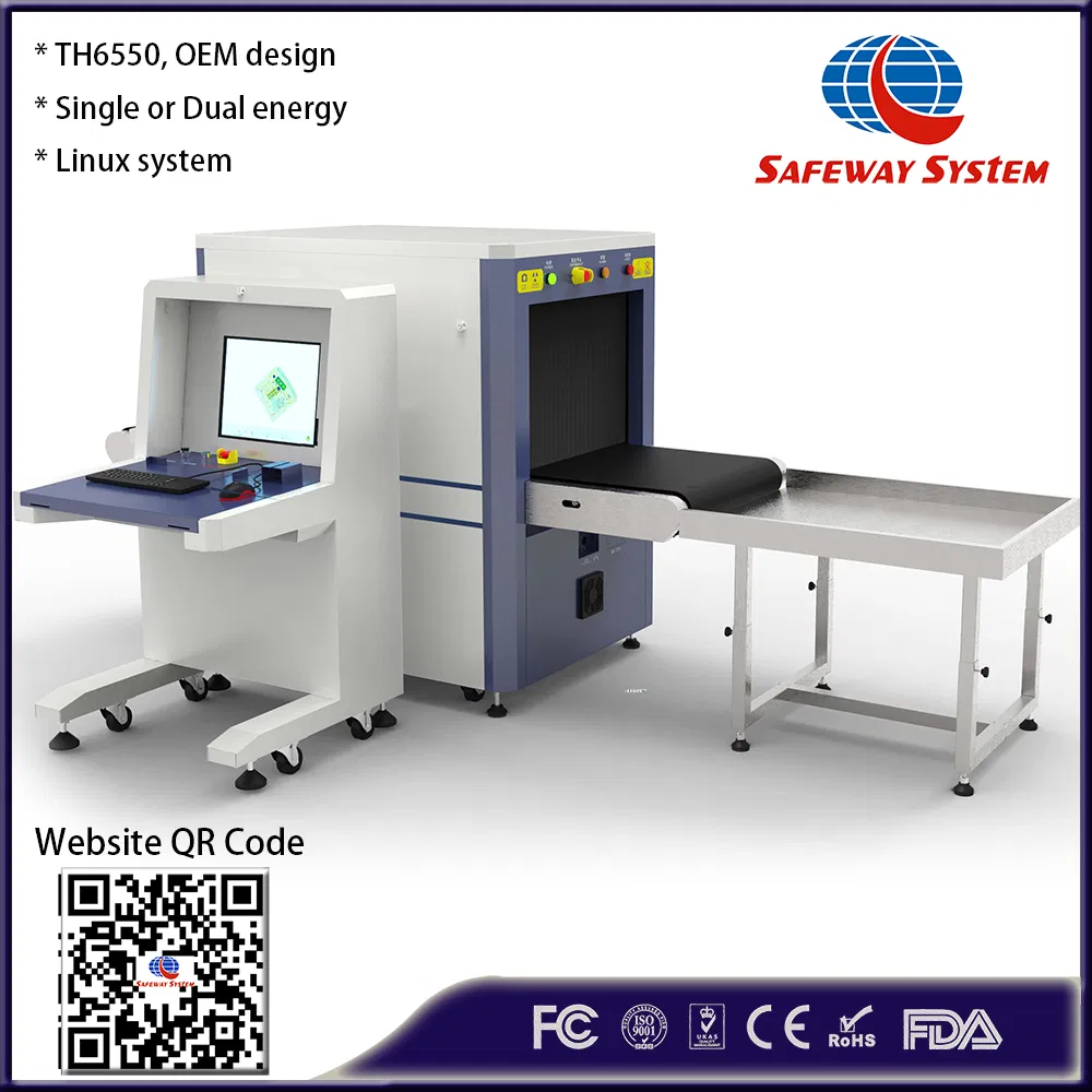 X Ray Baggage Scanner Security Machine - FDA &amp; Ce Compliant