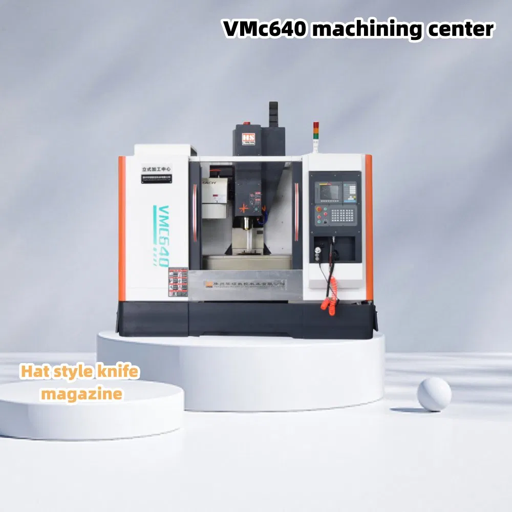 VMC640 Vertikales Bearbeitungszentrum 3-Achsen-CNC-Fräsmaschine