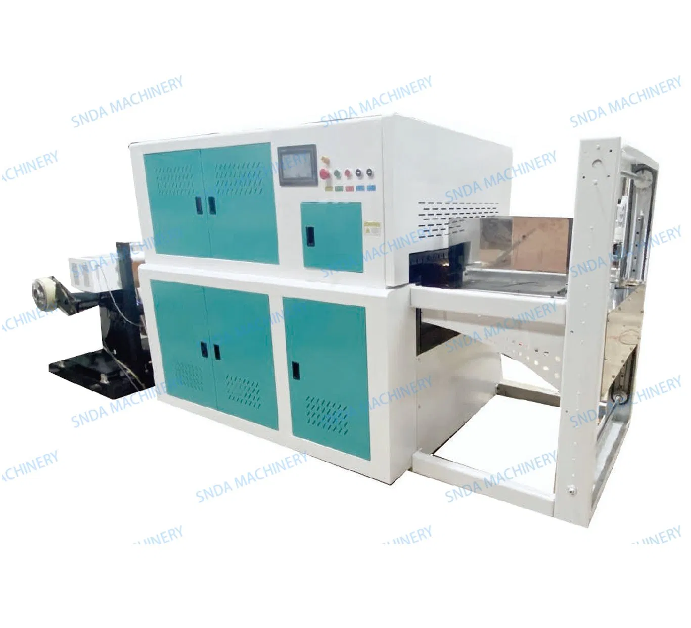 Machine de découpe de feuilles à bulles en papier écologique avec empilage