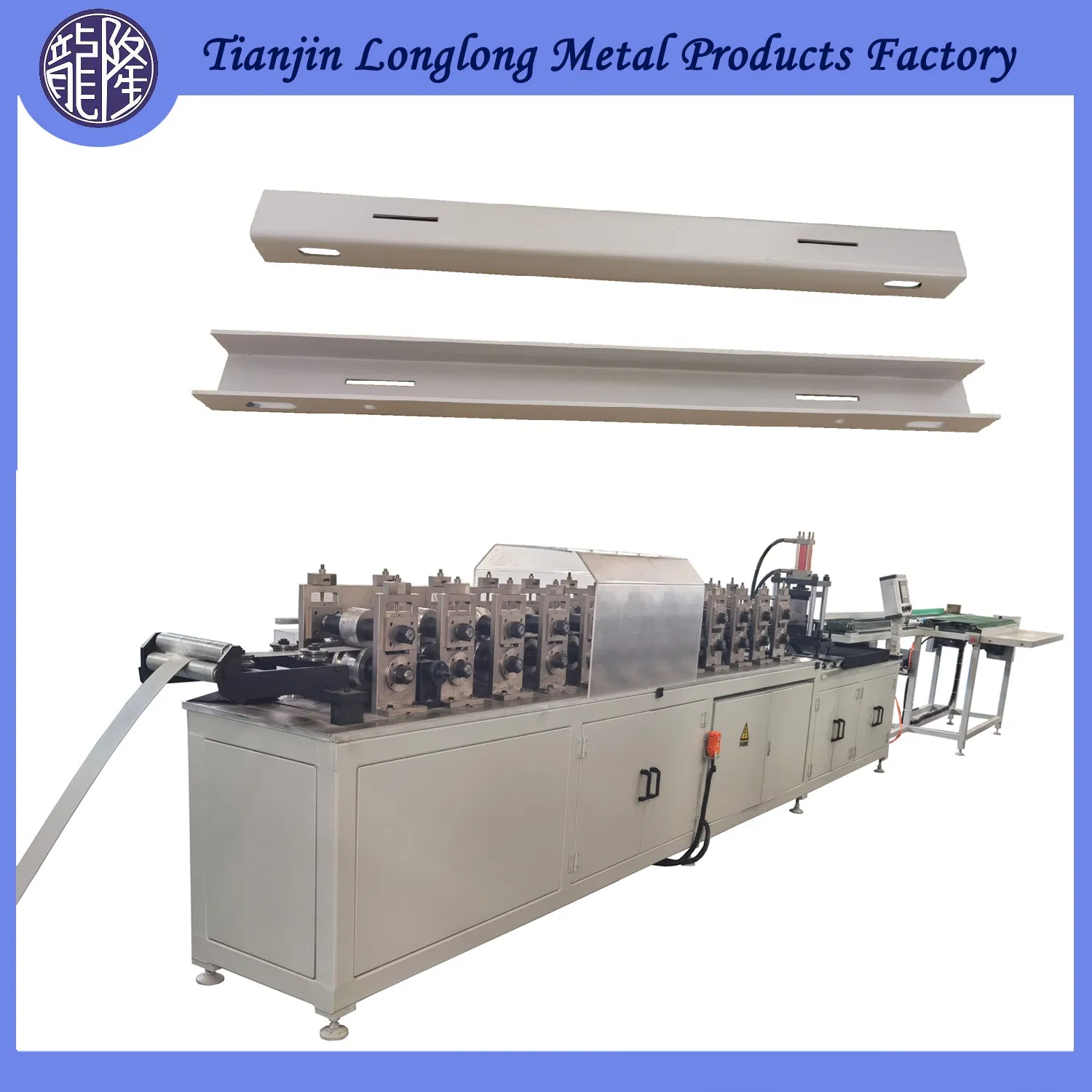 Curtain Slide Track Roll Forming Machine Rolling Mill
