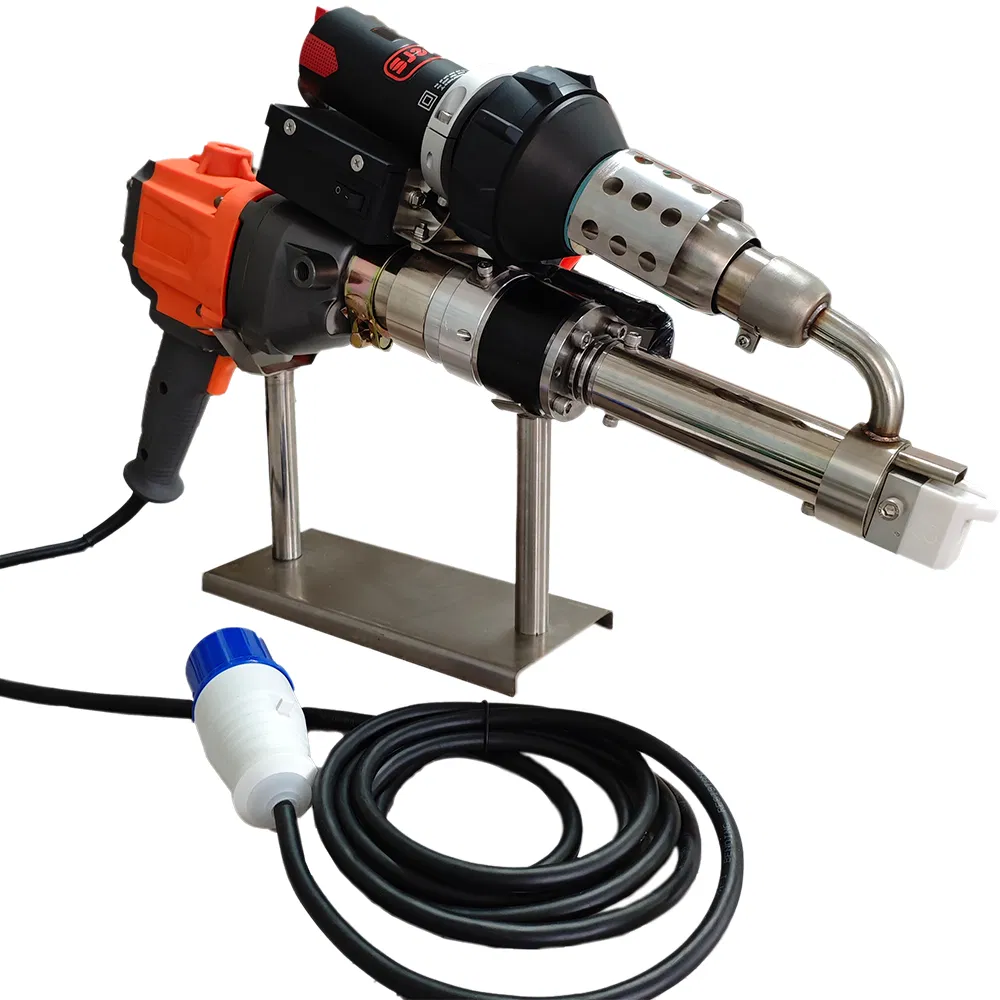 Kunststoff-Schweißpistole Teichfolie Leistungsstarker Heißluft-Extrusions-Schweißgerät Thermoplastisches Extrusions-Schweißgerät HDPE-Geomembran-Schweißmaschine