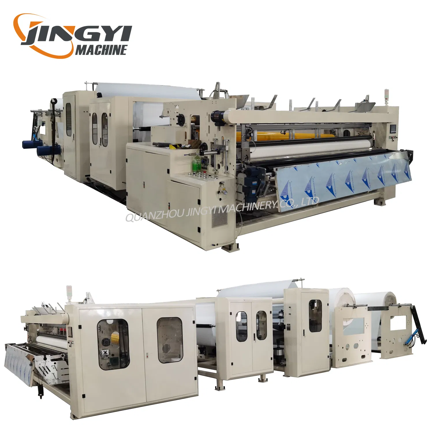 Automatic Maxi Roll Kitchen Towel Toilet Tissue Paper Making Machine