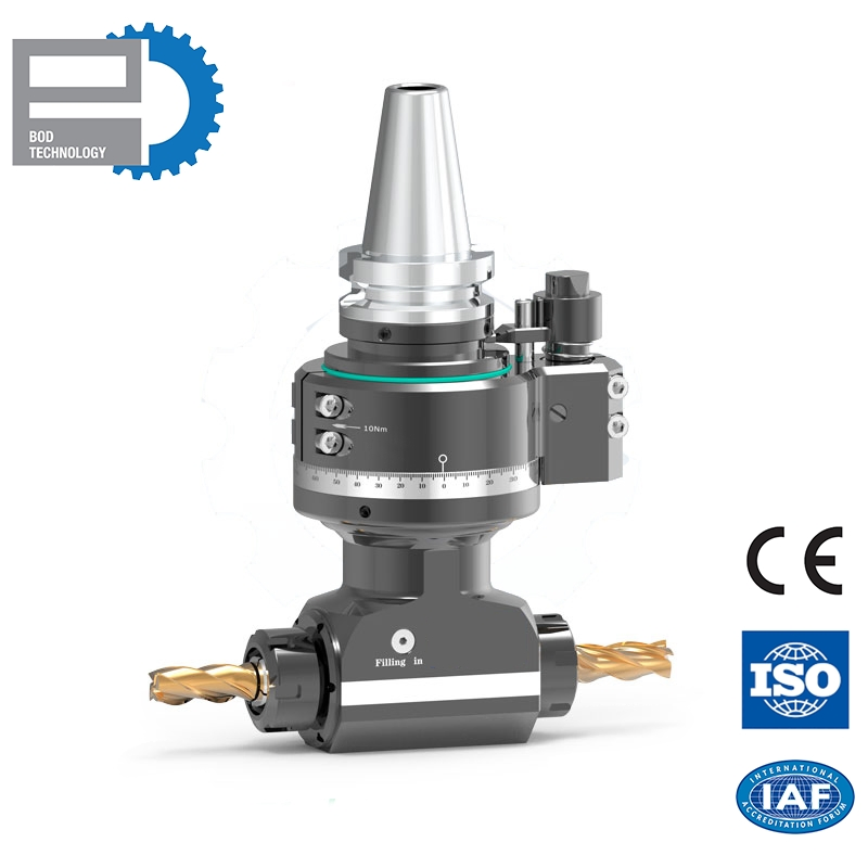 رأس زاوية لآلة التفريز CNC 90° BT40-ER25-2X
