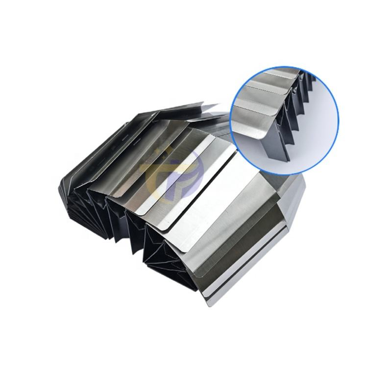 Armor Shield Stainless Steel Telescopic Cover for CNC Machine Dust Cover