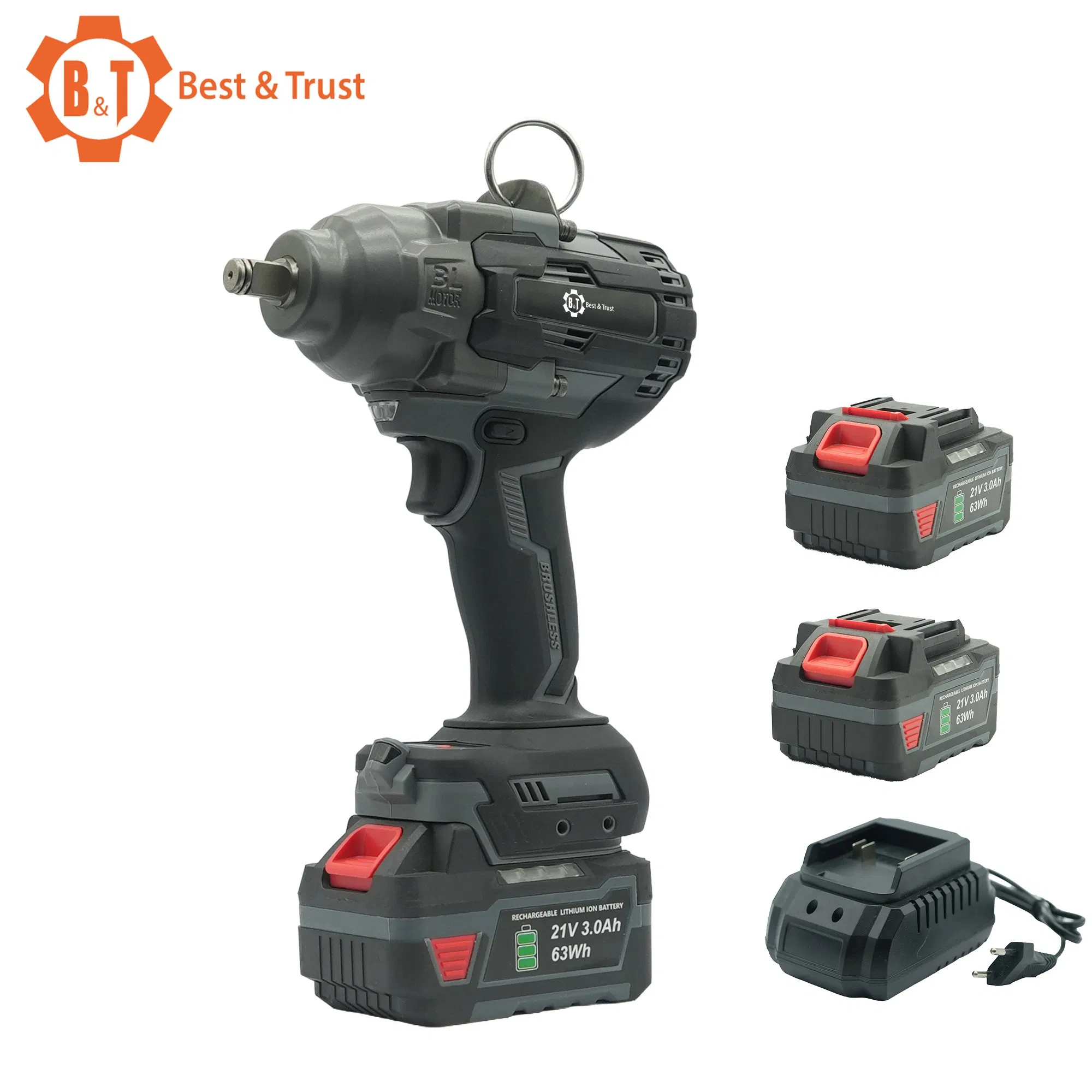Chiave a impatto senza fili 21V 1/2 pollice 1000Nm coppia elevata