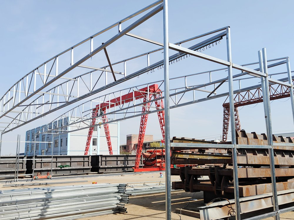 Mobile Pull Push Tent PVC Folding Canopy Retractable Awning for Warehouses, Garages, Stadiums