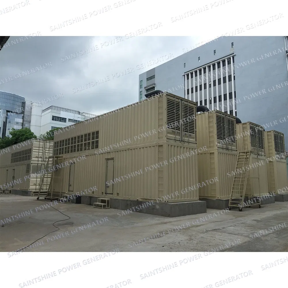 مجموعة مولدات ديزل معبأة بحاويات مزدوجة الطبقة فائقة الصمت من نوع سينتشاين بقدرة 2000 كيلوواط و2500 كيلوواط