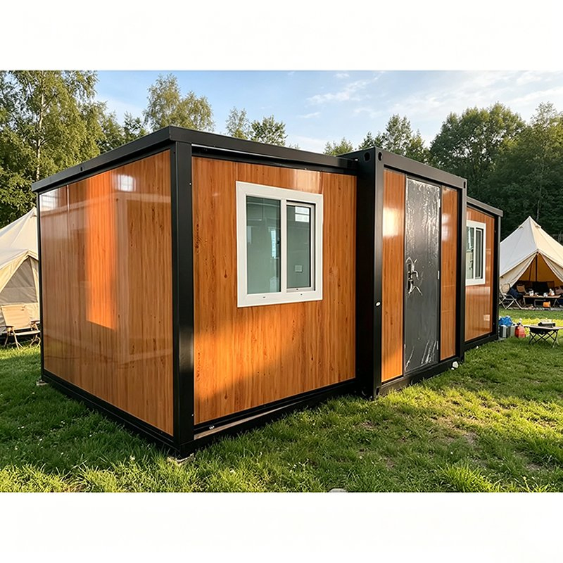 Factory Price Modular Home Mobile Folding Double Wing Expandable Prefabricated Modular Container House