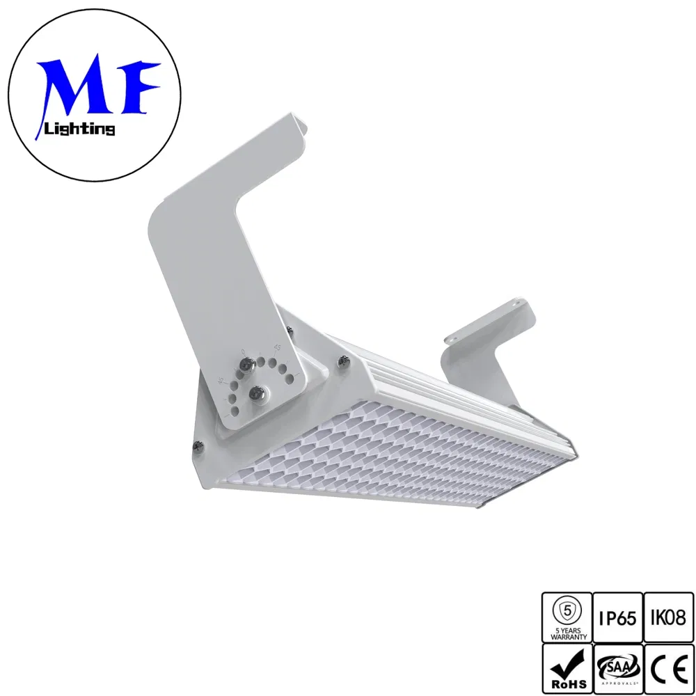 100W 150W 200W 300W 400W UGR menor que 19 luminiscencia de ángulo amplio ajustable luz de techo LED anti-deslumbramiento luz lineal de gran altura para interiores y exteriores